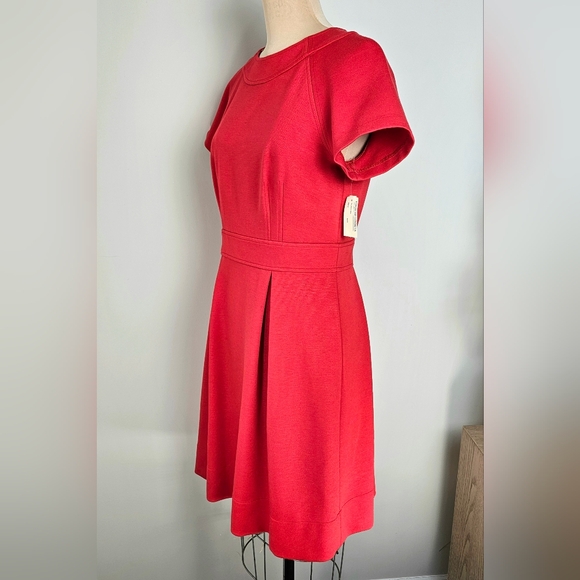 Shoshanna Dresses & Skirts - NWT Shoshanna x Bergdorf Goodman Red Pleated Fit-and-Flare Dress – Size 10